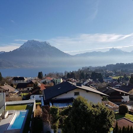 Dachwohnung Mit Seeblick Altmünster Exteriör bild