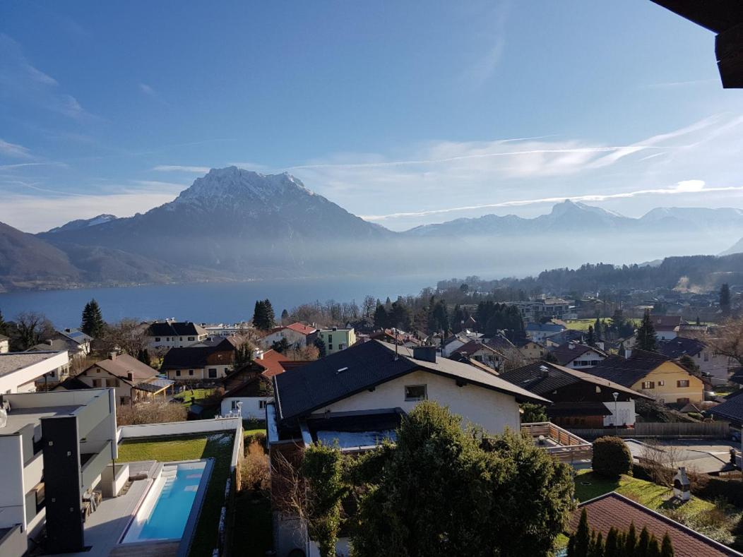 Dachwohnung Mit Seeblick Altmünster Exteriör bild
